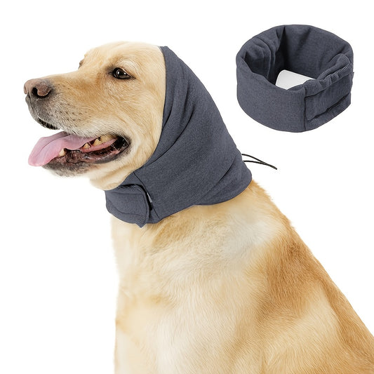 Dog Calming Headgear - Anxiety & Thunderstorm Ear Covers for Pets