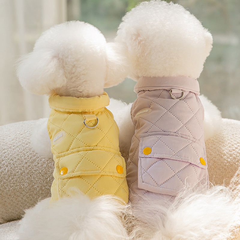 Thickened autumn and winter puppy clothing