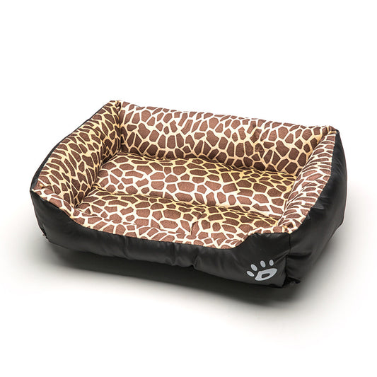 Leopard print Dog & Cat bed 50% OFF