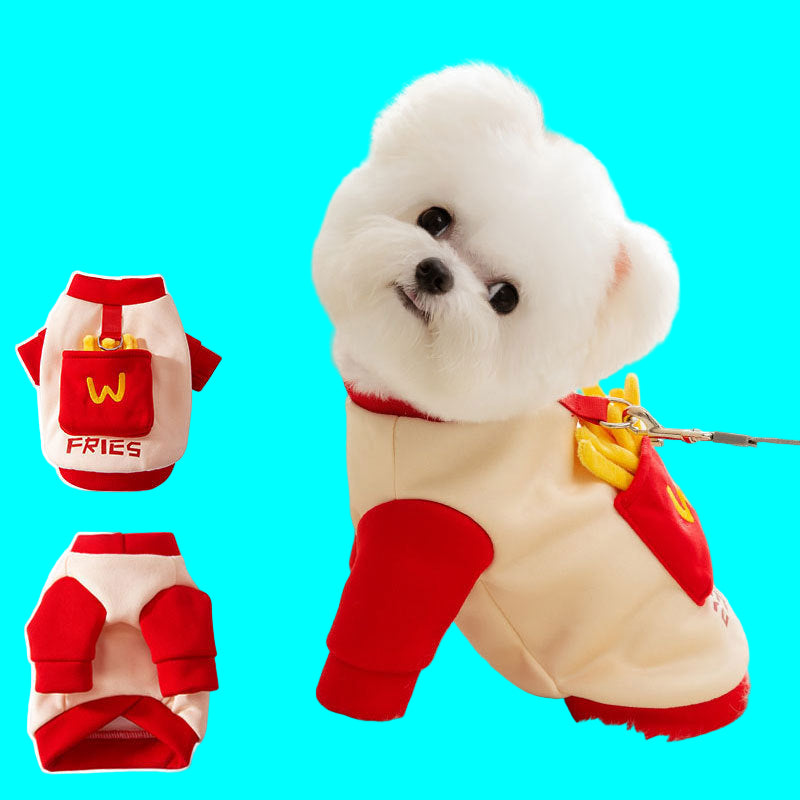 Pocket fries Dog Coat