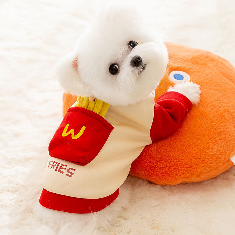Pocket fries Dog Coat