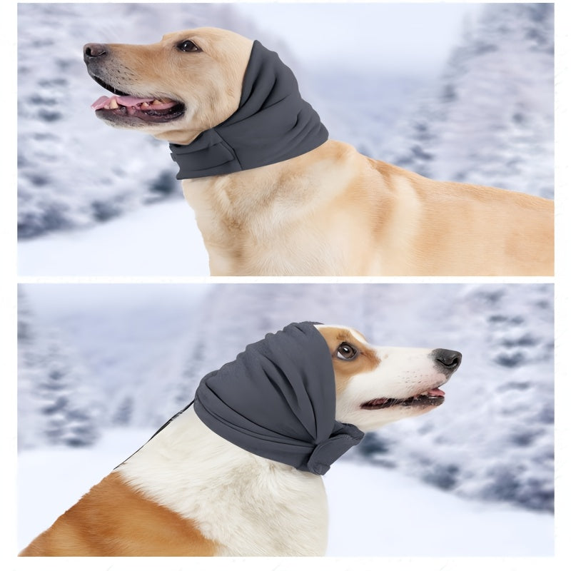 Dog Calming Headgear - Anxiety & Thunderstorm Ear Covers for Pets