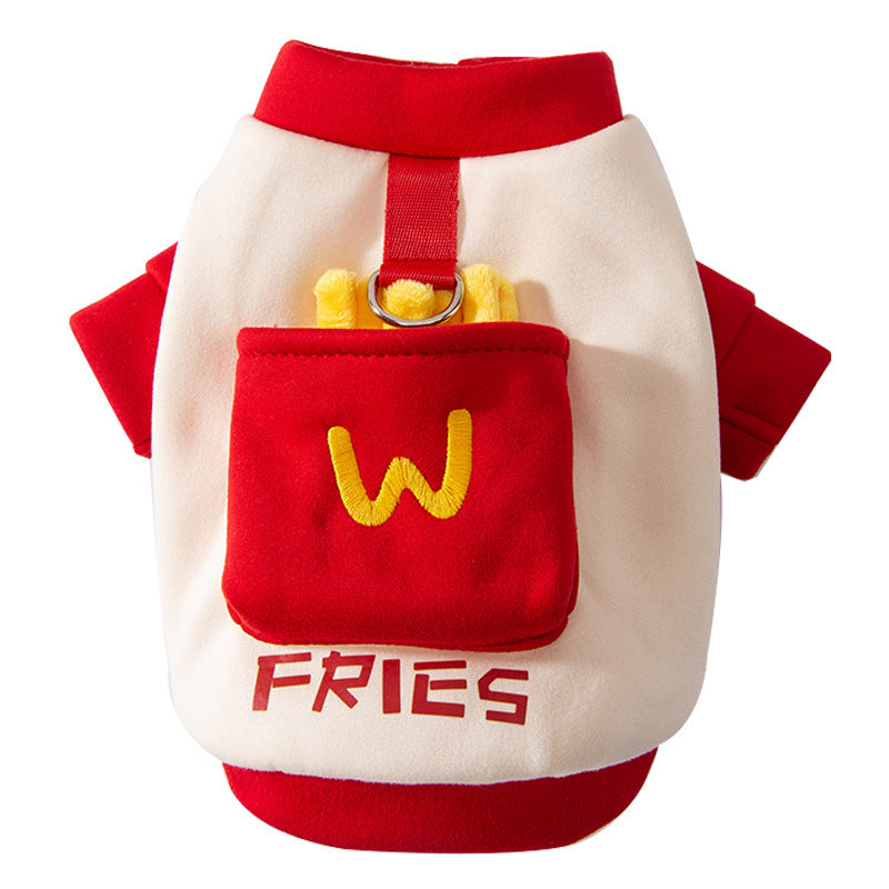 Pocket fries Dog Coat